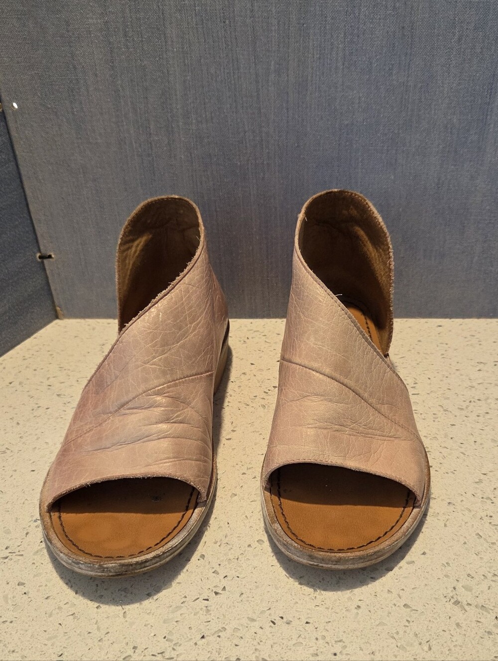 Free People Mont Blanc Sandals In Rose Leather
